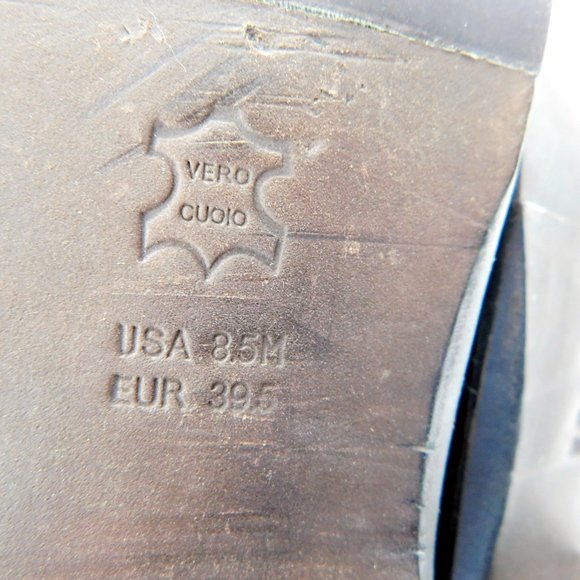 VIA SPIGA Brown Leather Riding Style Block Heel Tall Boots 8.5 - Picture 8 of 10